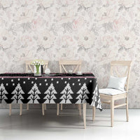 Anglesey Wales Christmas Tablecloth Pink Mari Lwyd Welsh Celtic Knot - Wonder Print Shop