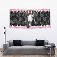 Anglesey Wales Christmas Tapestry Pink Mari Lwyd Welsh Celtic Knot - Wonder Print Shop