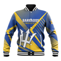 Custom Barbados Cricket Baseball Jacket Tridents Go For Glory