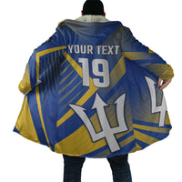 Custom Barbados Cricket Cloak Tridents Go For Glory