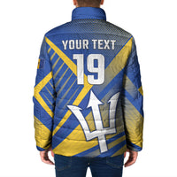 Custom Barbados Cricket Padded Jacket Tridents Go For Glory