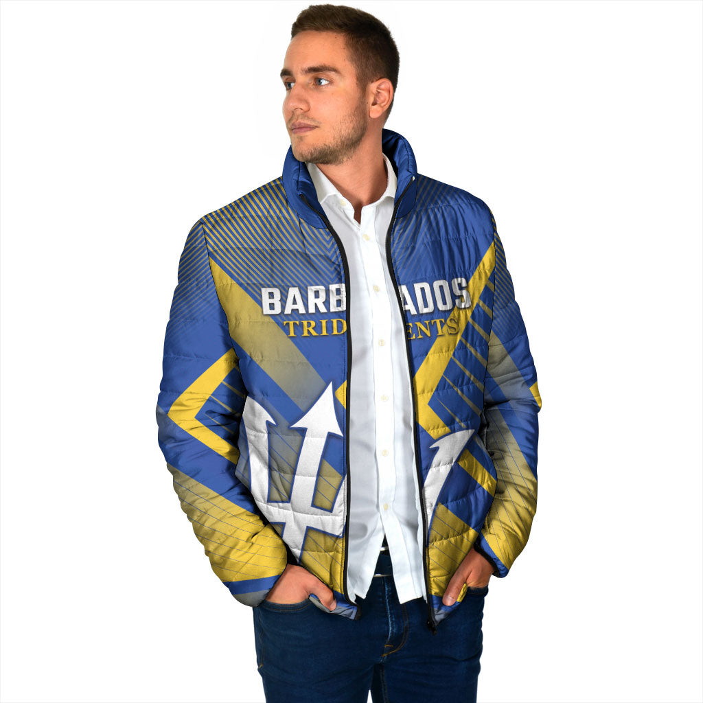 Custom Barbados Cricket Padded Jacket Tridents Go For Glory