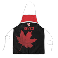 Personalized Canada Soccer Apron Maple Leaf and Map Style - Wonder Print Shop