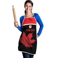 Personalized Canada Soccer Apron Maple Leaf and Map Style - Wonder Print Shop