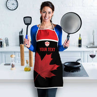 Personalized Canada Soccer Apron Maple Leaf and Map Style - Wonder Print Shop