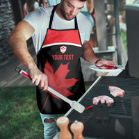 Personalized Canada Soccer Apron Maple Leaf and Map Style - Wonder Print Shop