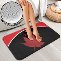 Personalized Canada Soccer Bathroom Set Maple Leaf and Map Style - Wonder Print Shop