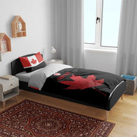 Personalized Canada Soccer Bedding Set Maple Leaf and Map Style - Wonder Print Shop