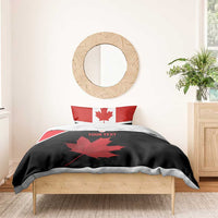 Personalized Canada Soccer Bedding Set Maple Leaf and Map Style - Wonder Print Shop