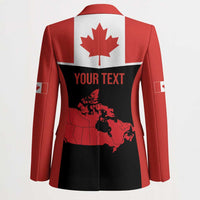 Personalized Canada Soccer Blazer Maple Leaf and Map Style - Wonder Print Shop