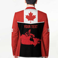 Personalized Canada Soccer Blazer Maple Leaf and Map Style - Wonder Print Shop