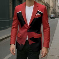 Personalized Canada Soccer Blazer Maple Leaf and Map Style - Wonder Print Shop