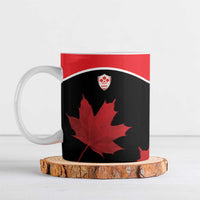 Personalized Canada Soccer Ceramic Mug Maple Leaf and Map Style - Wonder Print Shop