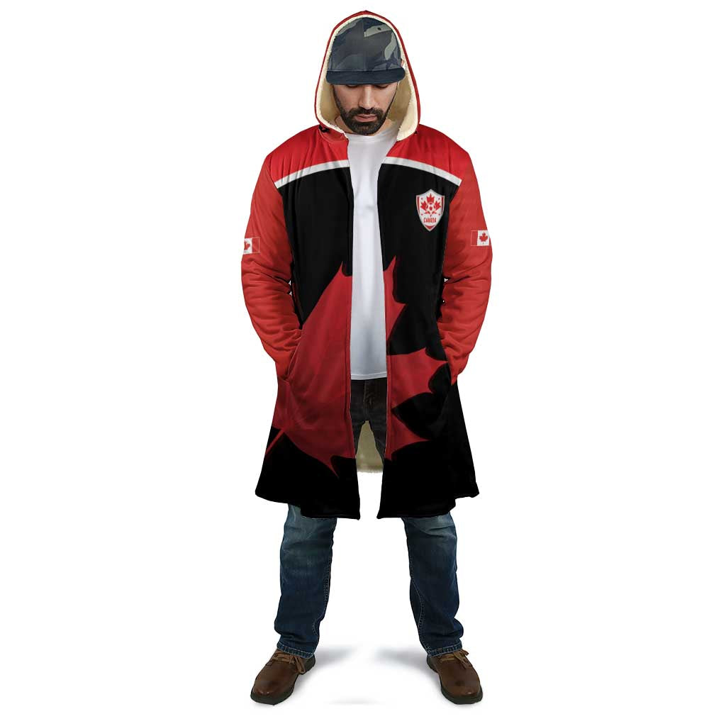 Personalized Canada Soccer Cloak Maple Leaf and Map Style - Wonder Print Shop