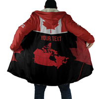 Personalized Canada Soccer Cloak Maple Leaf and Map Style - Wonder Print Shop