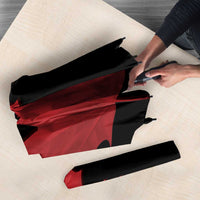 Personalized Canada Soccer Umbrella Maple Leaf and Map Style - Wonder Print Shop