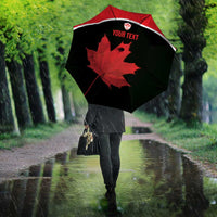 Personalized Canada Soccer Umbrella Maple Leaf and Map Style - Wonder Print Shop