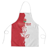 Personalized Rugby England Apron Red Rose Champions
