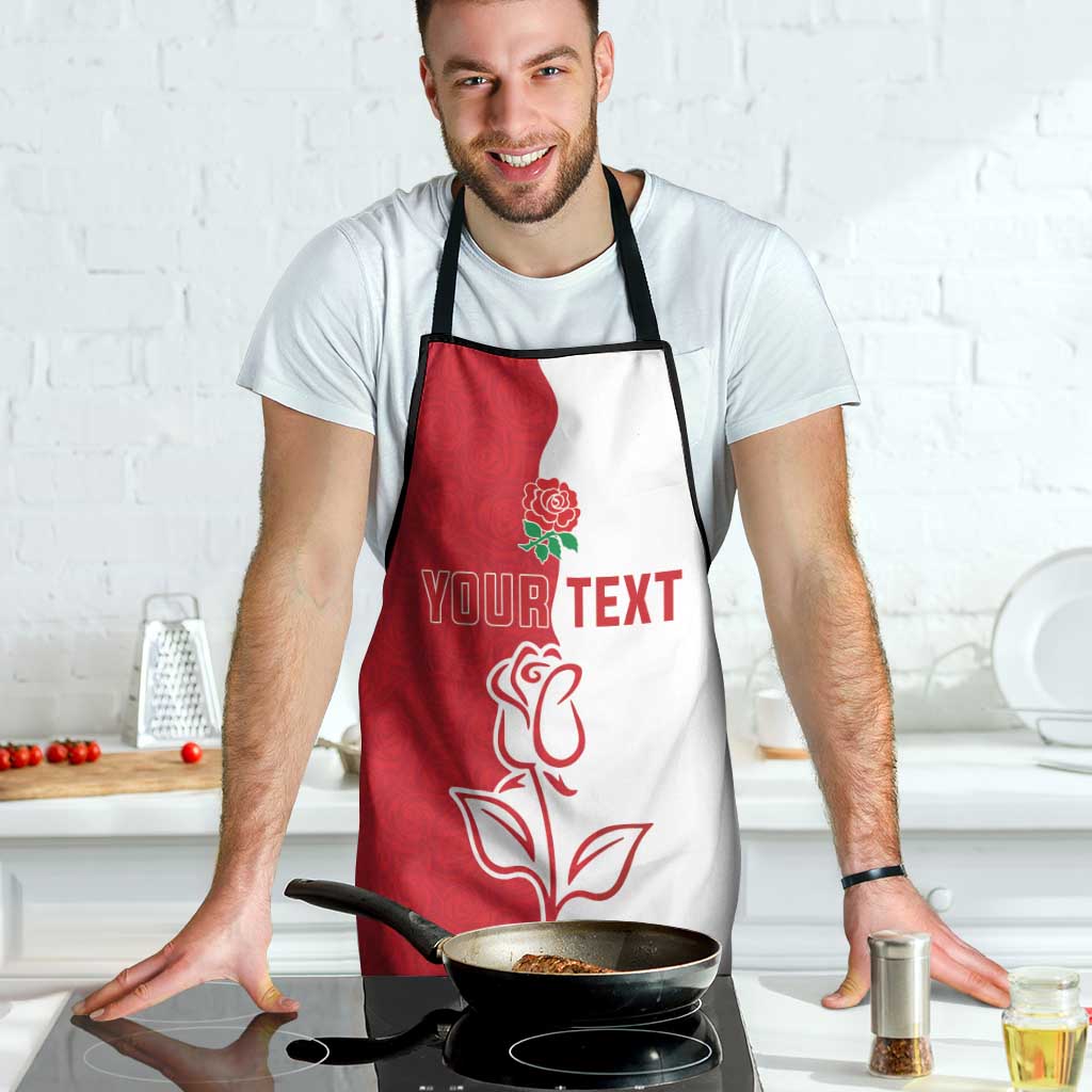 Personalized Rugby England Apron Red Rose Champions