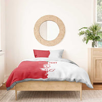 Personalized Rugby England Bedding Set Red Rose Champions