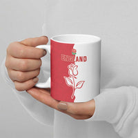 Personalized Rugby England Ceramic Mug Red Rose Champions