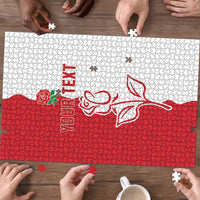 Personalized Rugby England Puzzle Red Rose Champions
