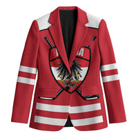Austria Ice Hockey Custom Blazer Austrian Eagle Shield Red Version