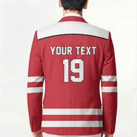 Austria Ice Hockey Custom Blazer Austrian Eagle Shield Red Version
