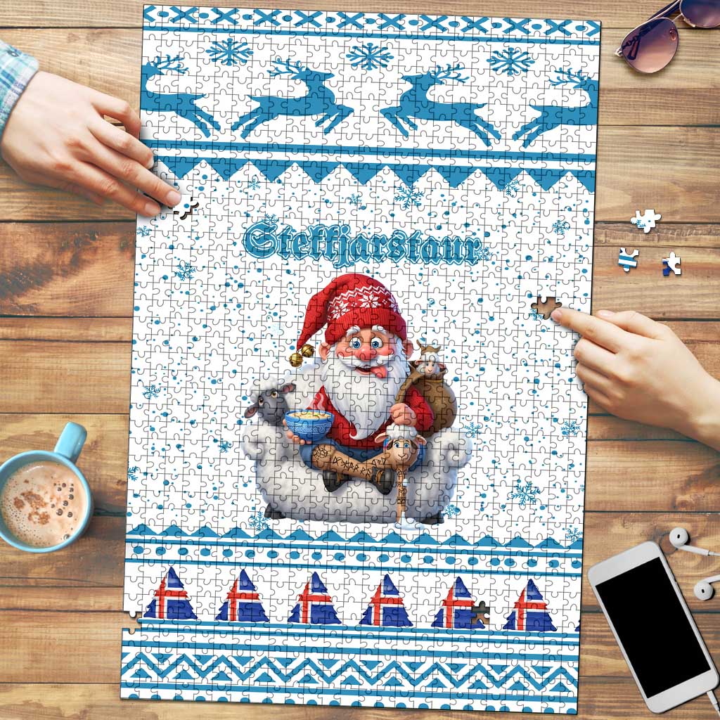 Iceland Christmas Puzzle Stekkjastaur Sheep-Cote-Clod - Wonder Print Shop