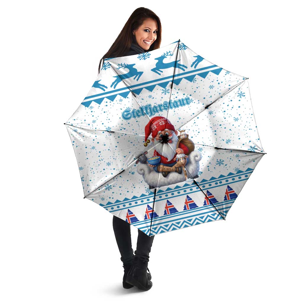 Iceland Christmas Umbrella Stekkjastaur Sheep-Cote-Clod - Wonder Print Shop