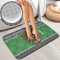 Personalized Anglesey Wales Christmas Bathroom Set Green Man Celtic Knot - Wonder Print Shop