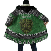 Personalized Anglesey Wales Christmas Cloak Green Man Celtic Knot - Wonder Print Shop