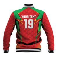 Custom Guyana Cricket Baseball Jacket Amazon Warriors Go For Glory
