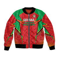 Custom Guyana Cricket Bomber Jacket Amazon Warriors Go For Glory