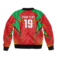 Custom Guyana Cricket Bomber Jacket Amazon Warriors Go For Glory