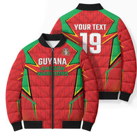 Custom Guyana Cricket Bomber Puffer Jacket Amazon Warriors Go For Glory