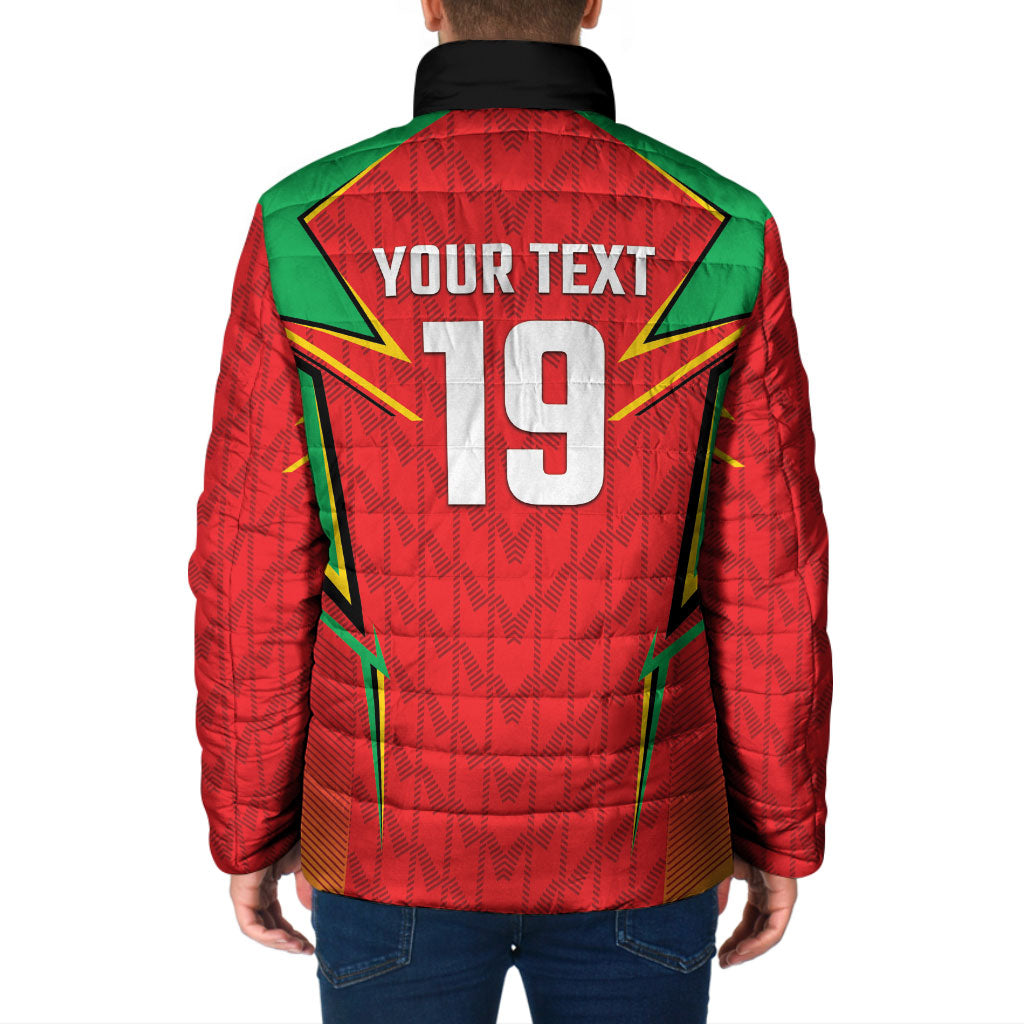 Custom Guyana Cricket Padded Jacket Amazon Warriors Go For Glory