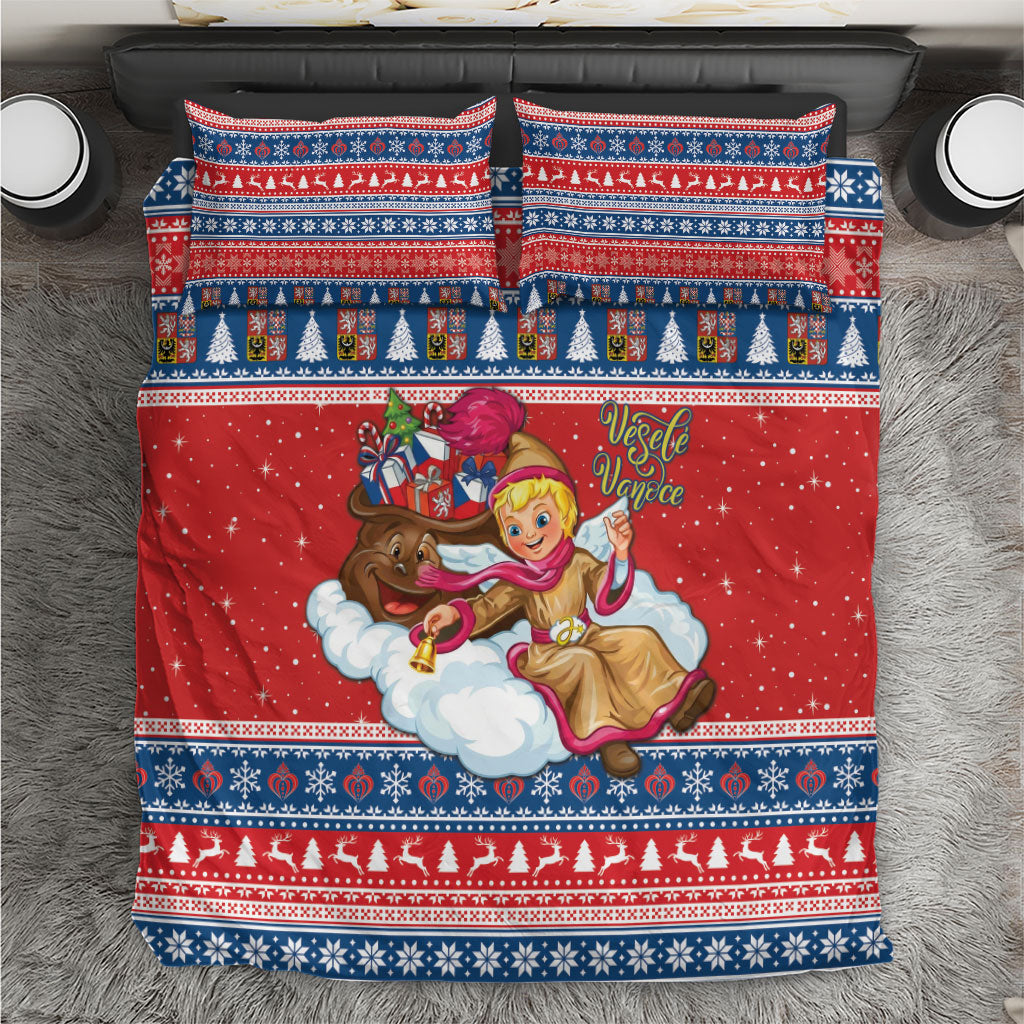 Czech Republic Christmas Bedding Set Czechia Jezisek Vesele Vanoce