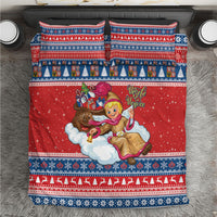 Czech Republic Christmas Bedding Set Czechia Jezisek Vesele Vanoce