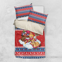 Czech Republic Christmas Bedding Set Czechia Jezisek Vesele Vanoce