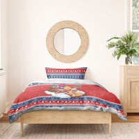 Czech Republic Christmas Bedding Set Czechia Jezisek Vesele Vanoce
