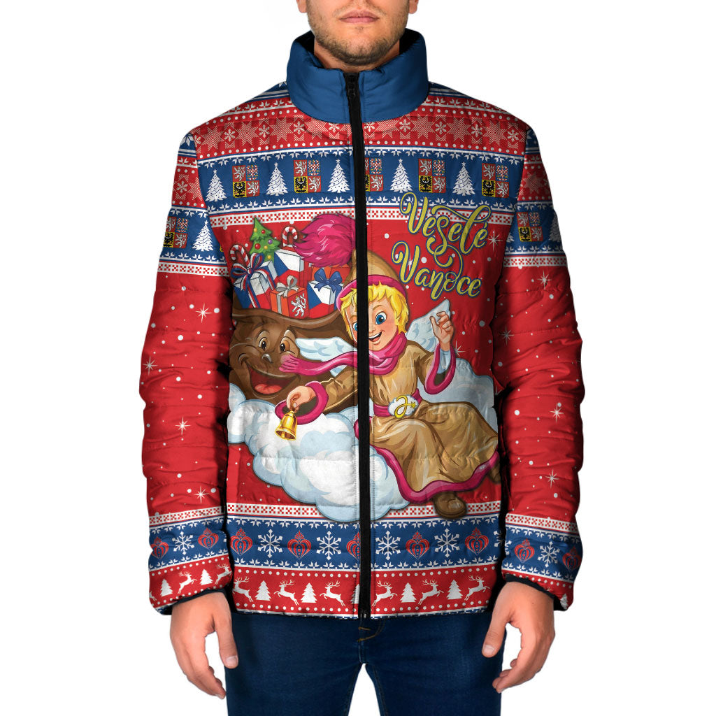 Czech Republic Christmas Padded Jacket Czechia Jezisek Vesele Vanoce