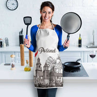 Poland Eagle Heritage Apron Wawel Castle Polish Wycinanki Folk Pattern - Wonder Print Shop