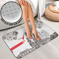 Poland Eagle Heritage Bathroom Set Wawel Castle Polish Wycinanki Folk Pattern - Wonder Print Shop