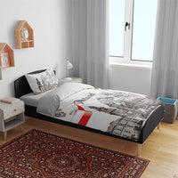 Poland Eagle Heritage Bedding Set Wawel Castle Polish Wycinanki Folk Pattern - Wonder Print Shop