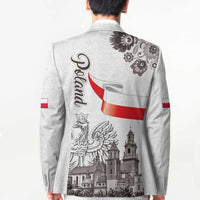 Poland Eagle Heritage Blazer Wawel Castle Polish Wycinanki Folk Pattern - Wonder Print Shop