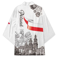 Poland Eagle Heritage Kimono Wawel Castle Polish Wycinanki Folk Pattern - Wonder Print Shop