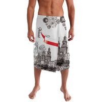 Poland Eagle Heritage Lavalava Wawel Castle Polish Wycinanki Folk Pattern - Wonder Print Shop
