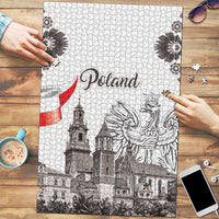 Poland Eagle Heritage Puzzle Wawel Castle Polish Wycinanki Folk Pattern - Wonder Print Shop