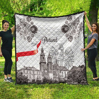 Poland Eagle Heritage Quilt Wawel Castle Polish Wycinanki Folk Pattern - Wonder Print Shop
